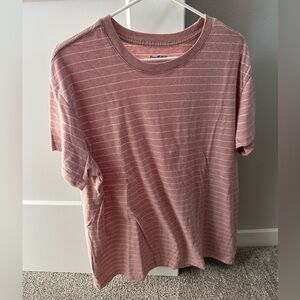 Good fellow & Co Men’s Striped Pink T-Shirt